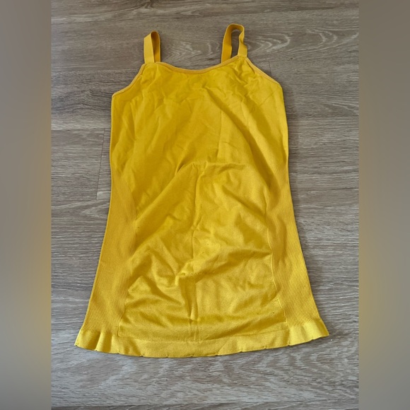 Feathers Maternity Mustard Sleeveless Top - Picture 1 of 8